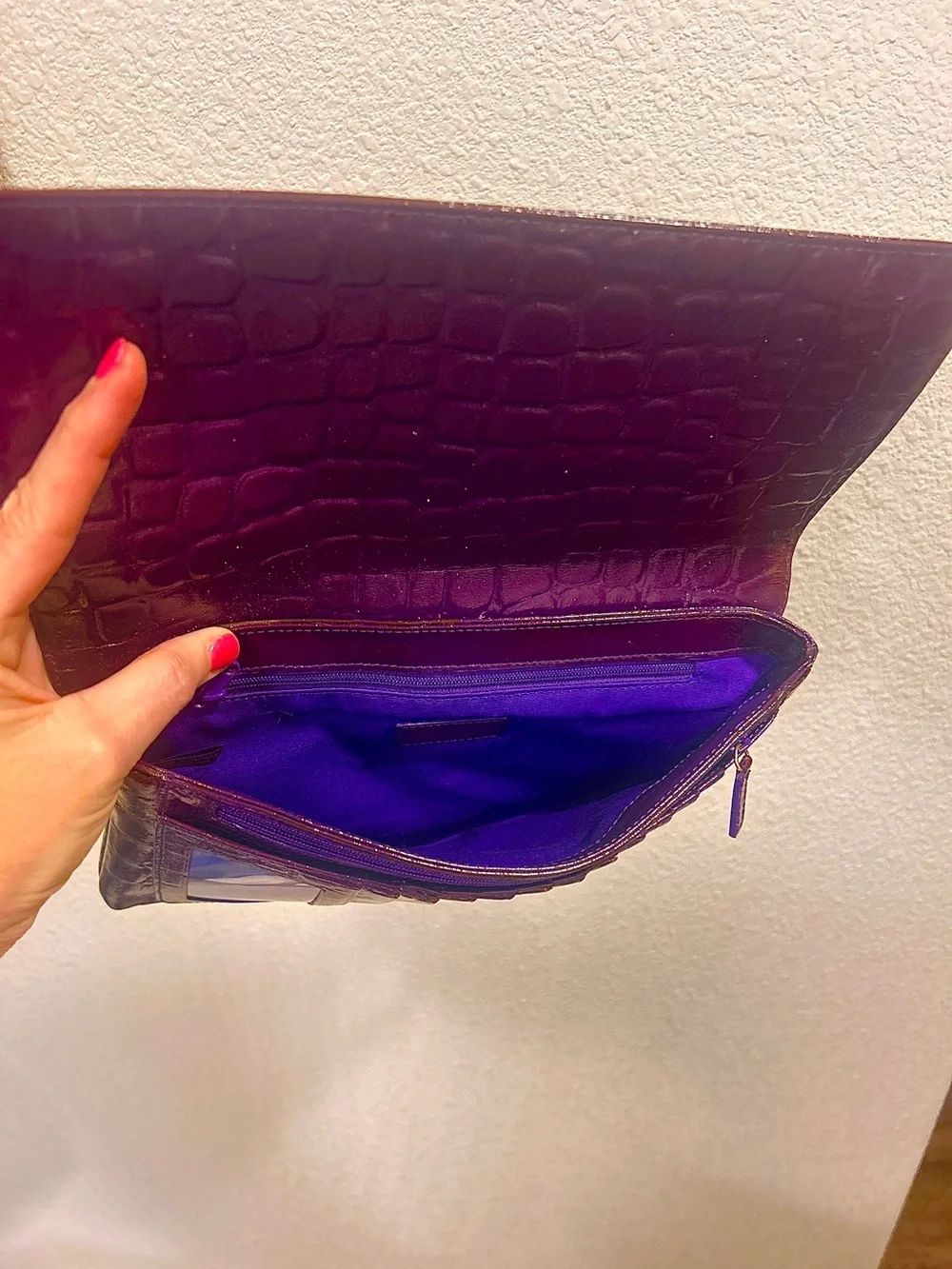 Nordstrom purple croc